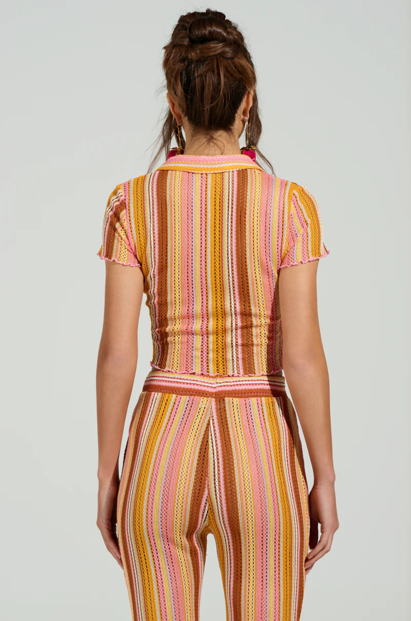 PALOMA KNIT COLLARED TOP - Image 4