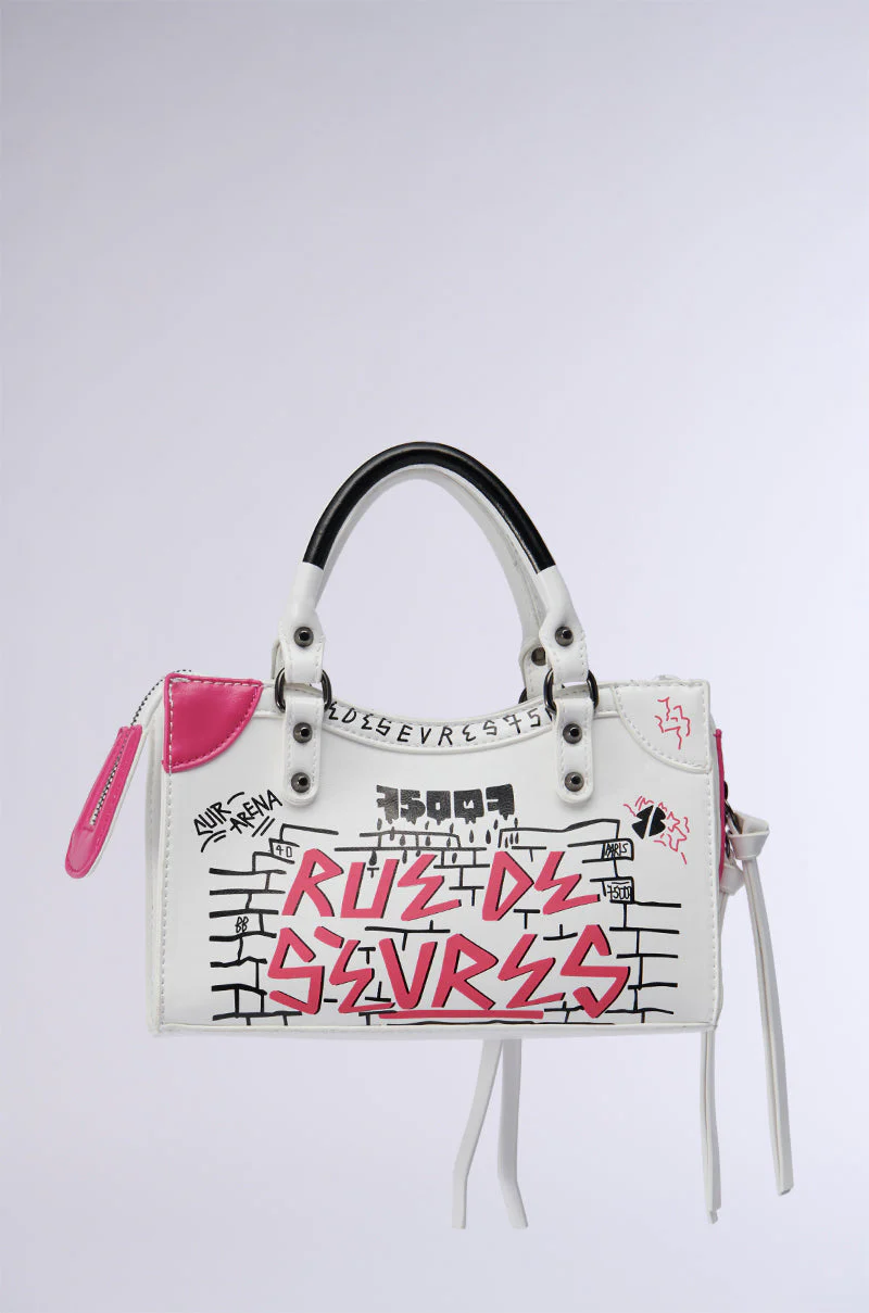 PARIS LOVES ME GRAFFITI PURSE - Image 4