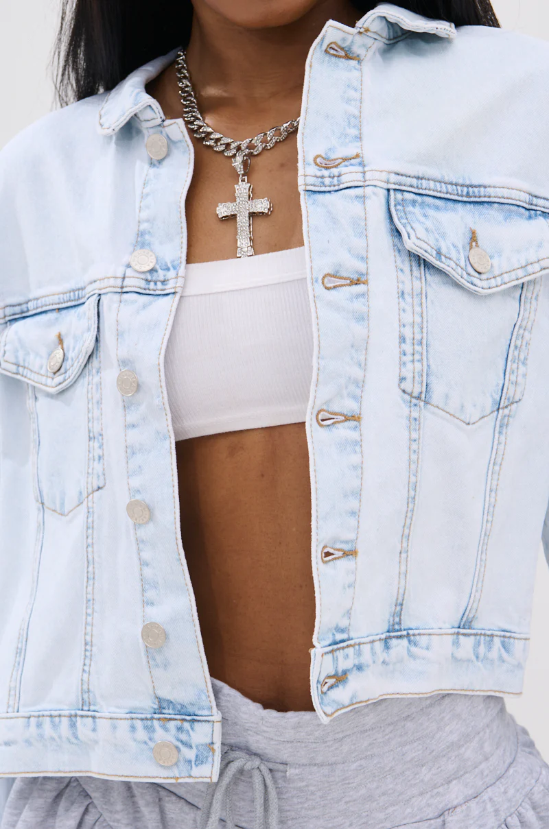 PARTY IN THE BACK DENIM JACKET - Image 12