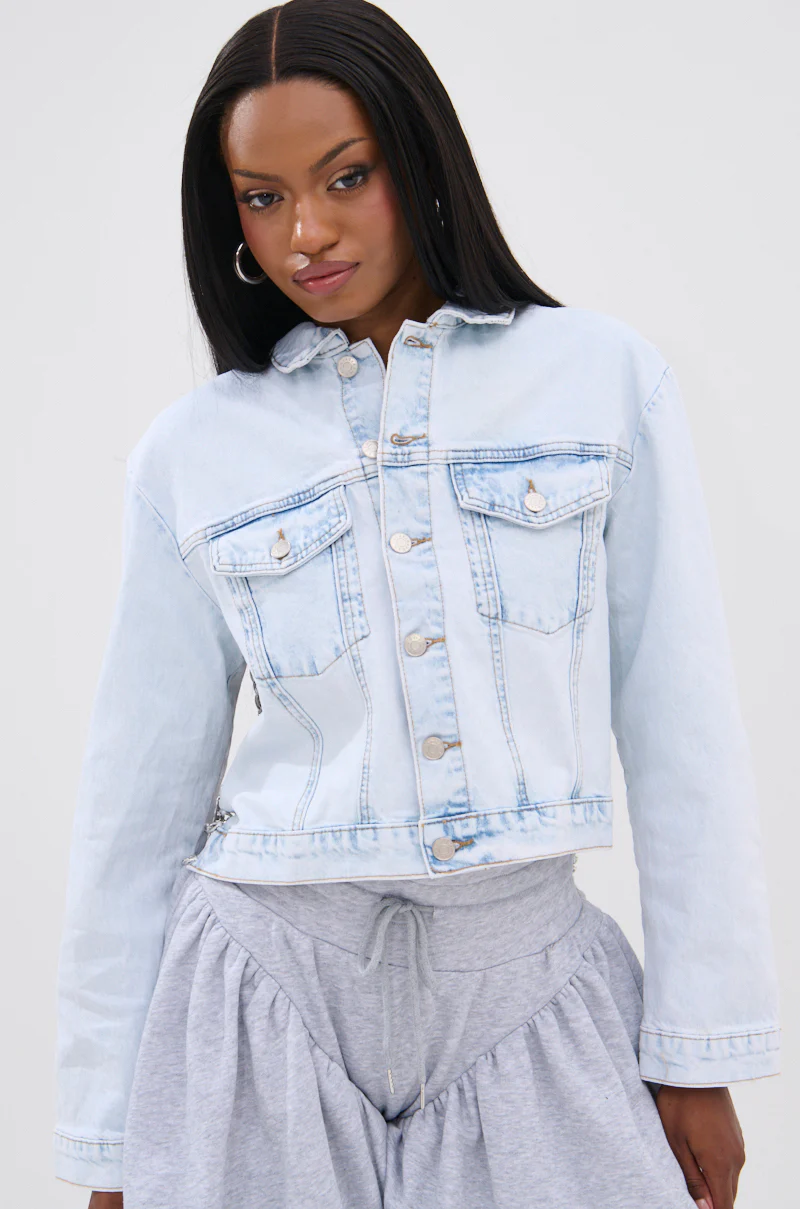 PARTY IN THE BACK DENIM JACKET - Image 2