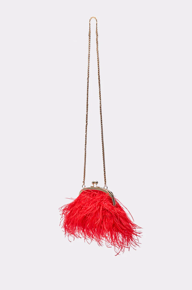 PARTY STARTER FEATHER PURSE - Image 5
