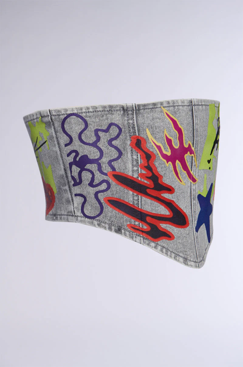 PATCHED UP STRETCH DENIM BELT - Image 4