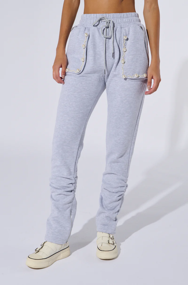 PEARL DETAIL JOGGER PANT - Image 3