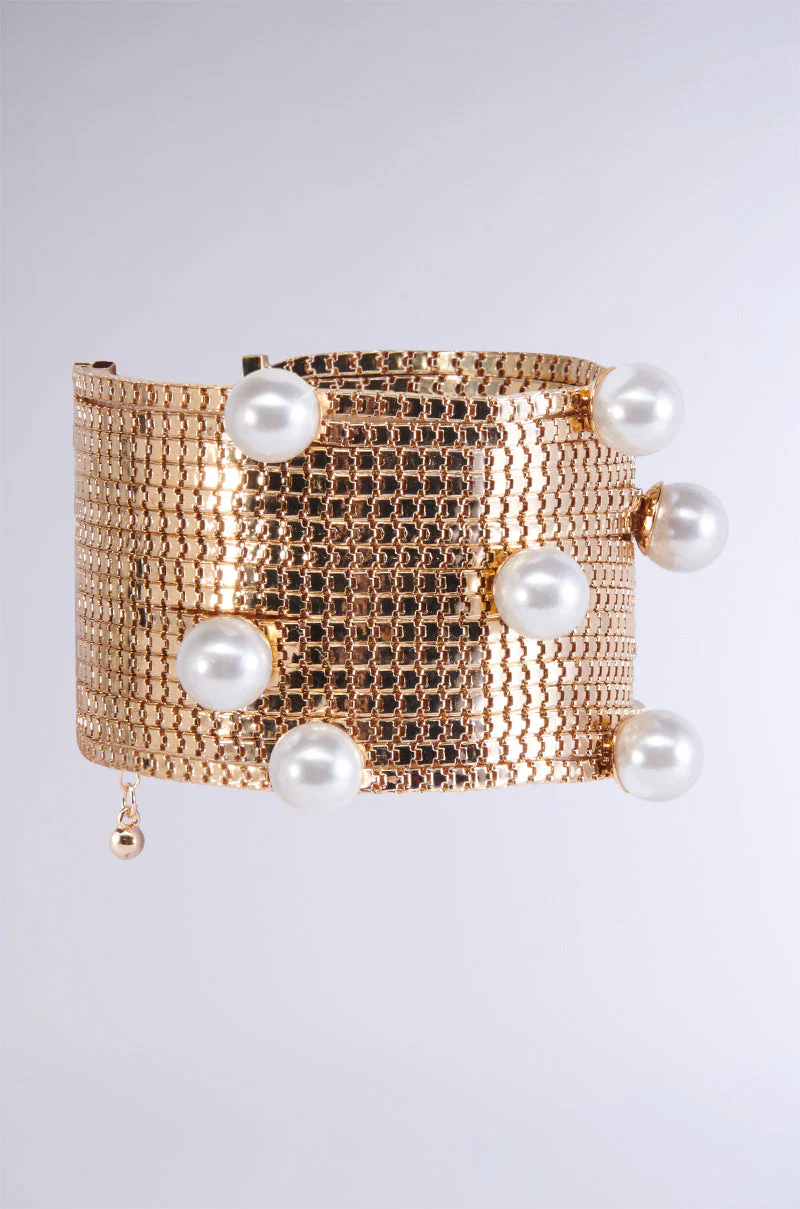 PEARL PERFECTION GOLD BRACELET - Image 4