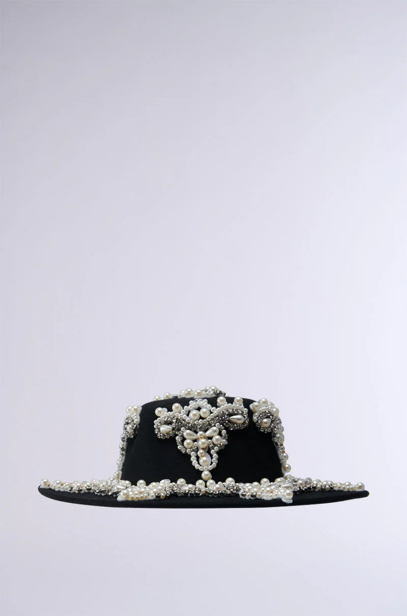 PEARL PLEASE EMBELLISHED BRIM HAT - Image 11