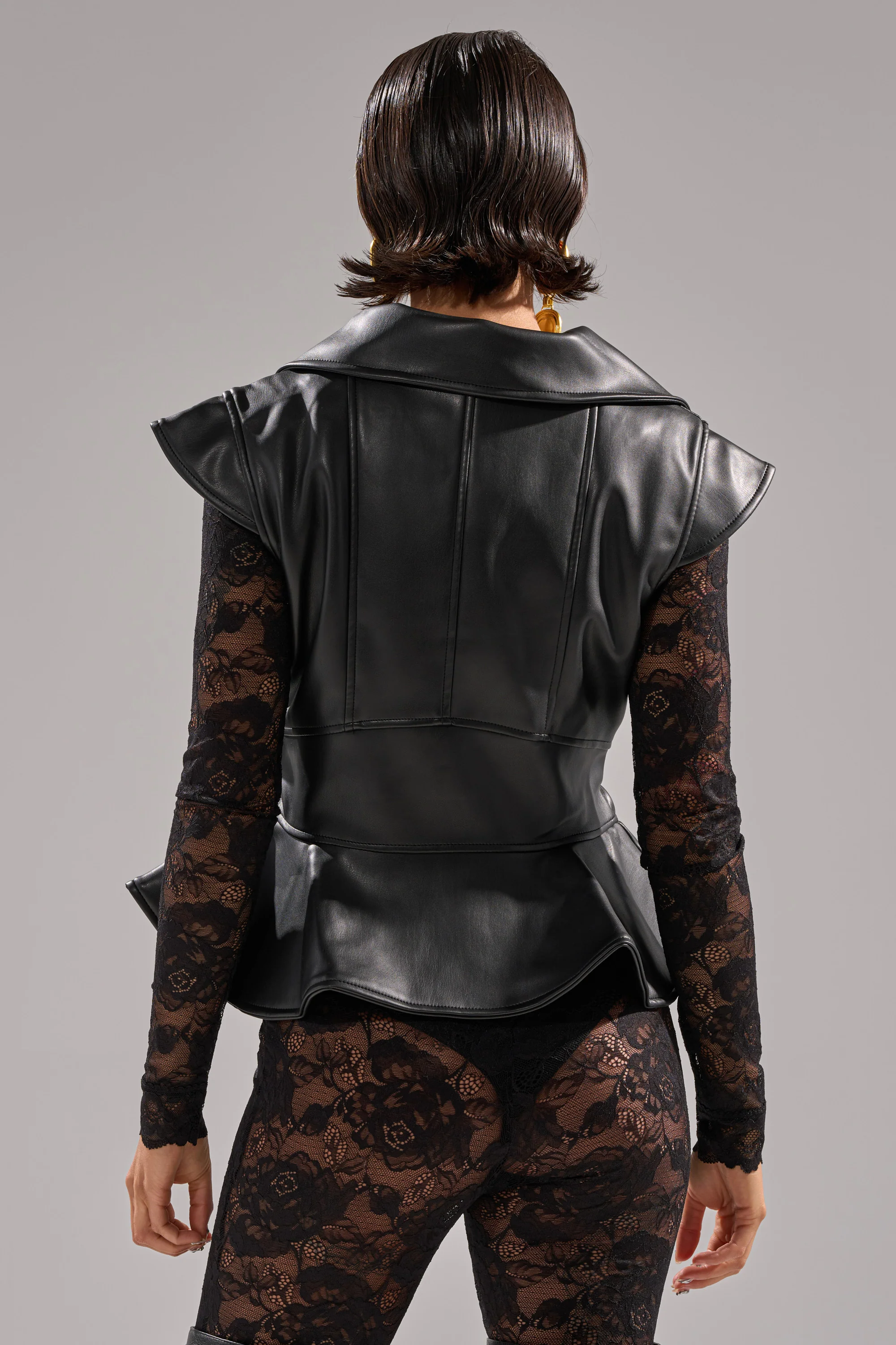 PEP IN MY STEP LEATHER VEST - Image 7
