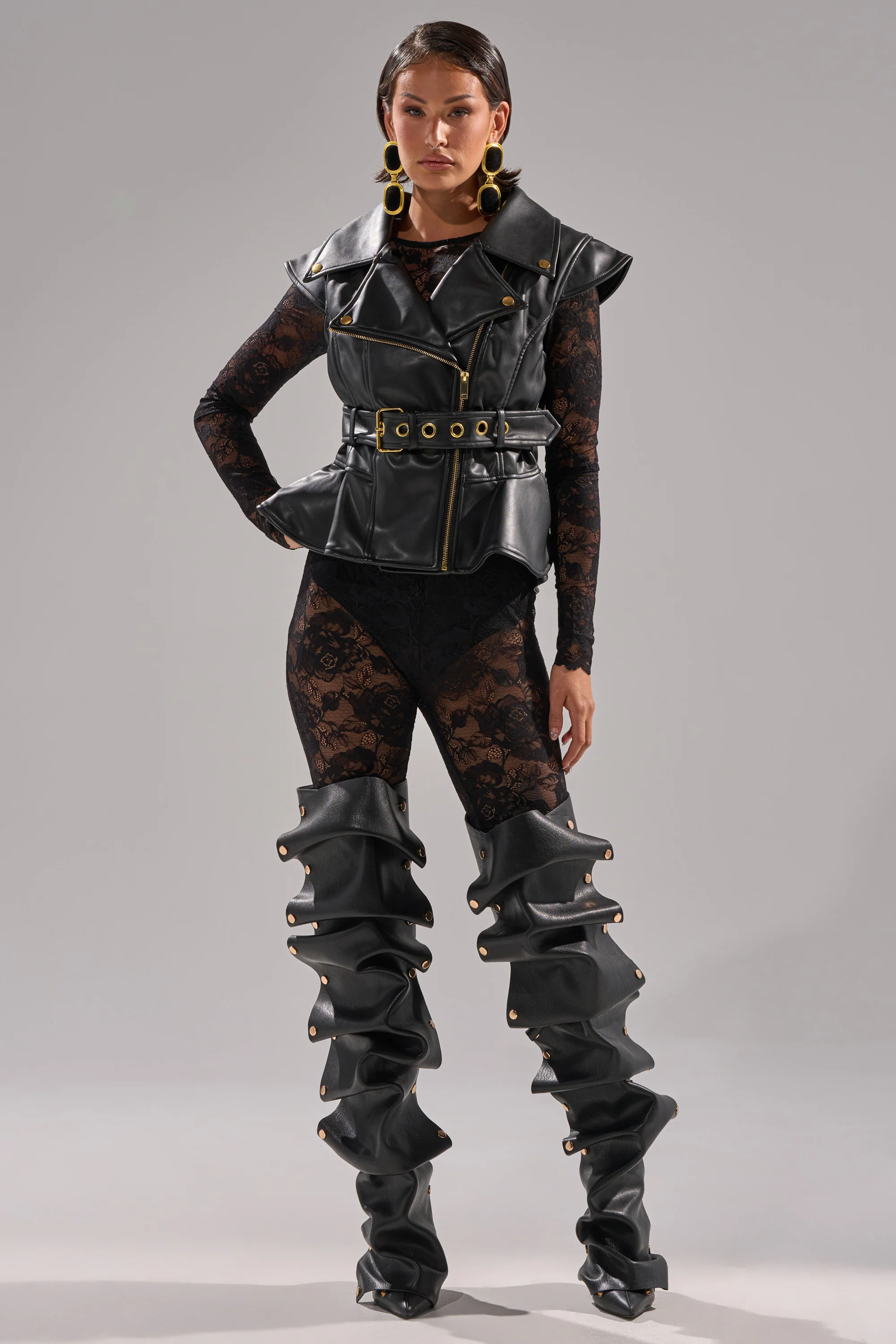 PEP IN MY STEP LEATHER VEST - Image 9