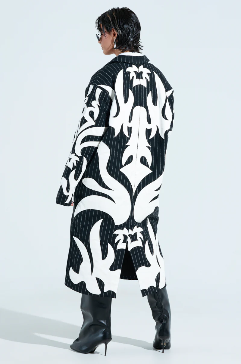 PEPPER PINSTIPE TRENCH - Image 8