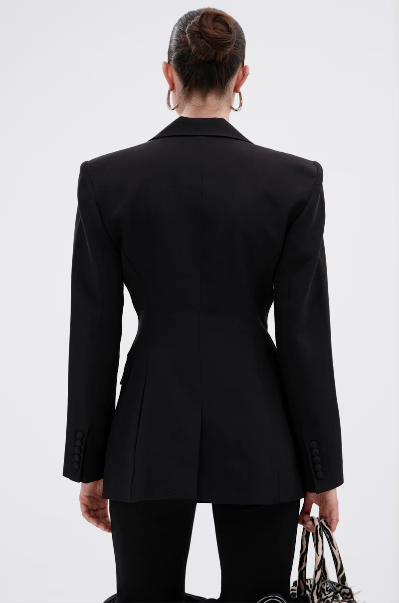 PERFECT FIT BLAZER IN BLACK - Image 4