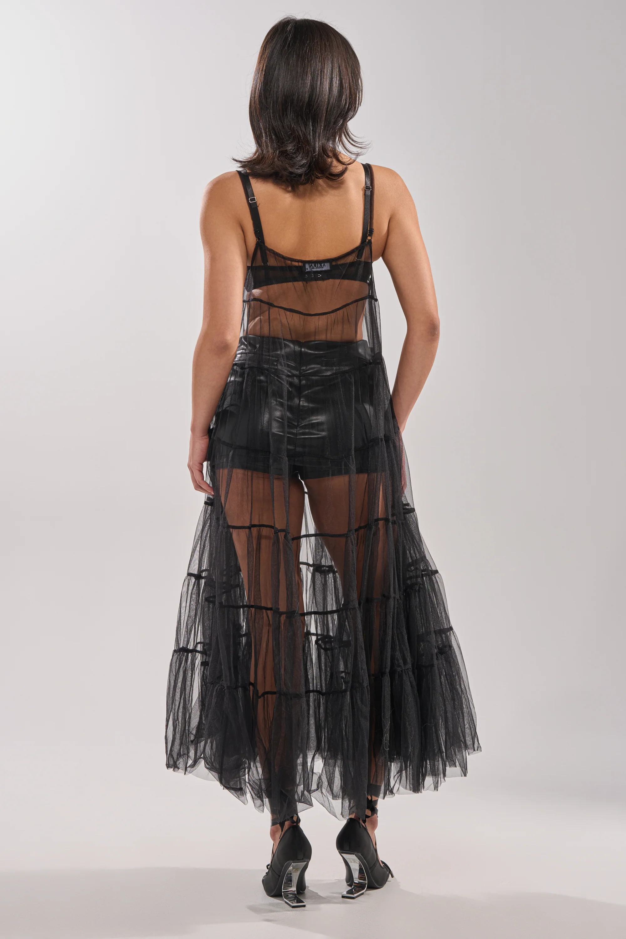 PERFECT FOR LAYERING TULLE MAXI DRESS - Image 5