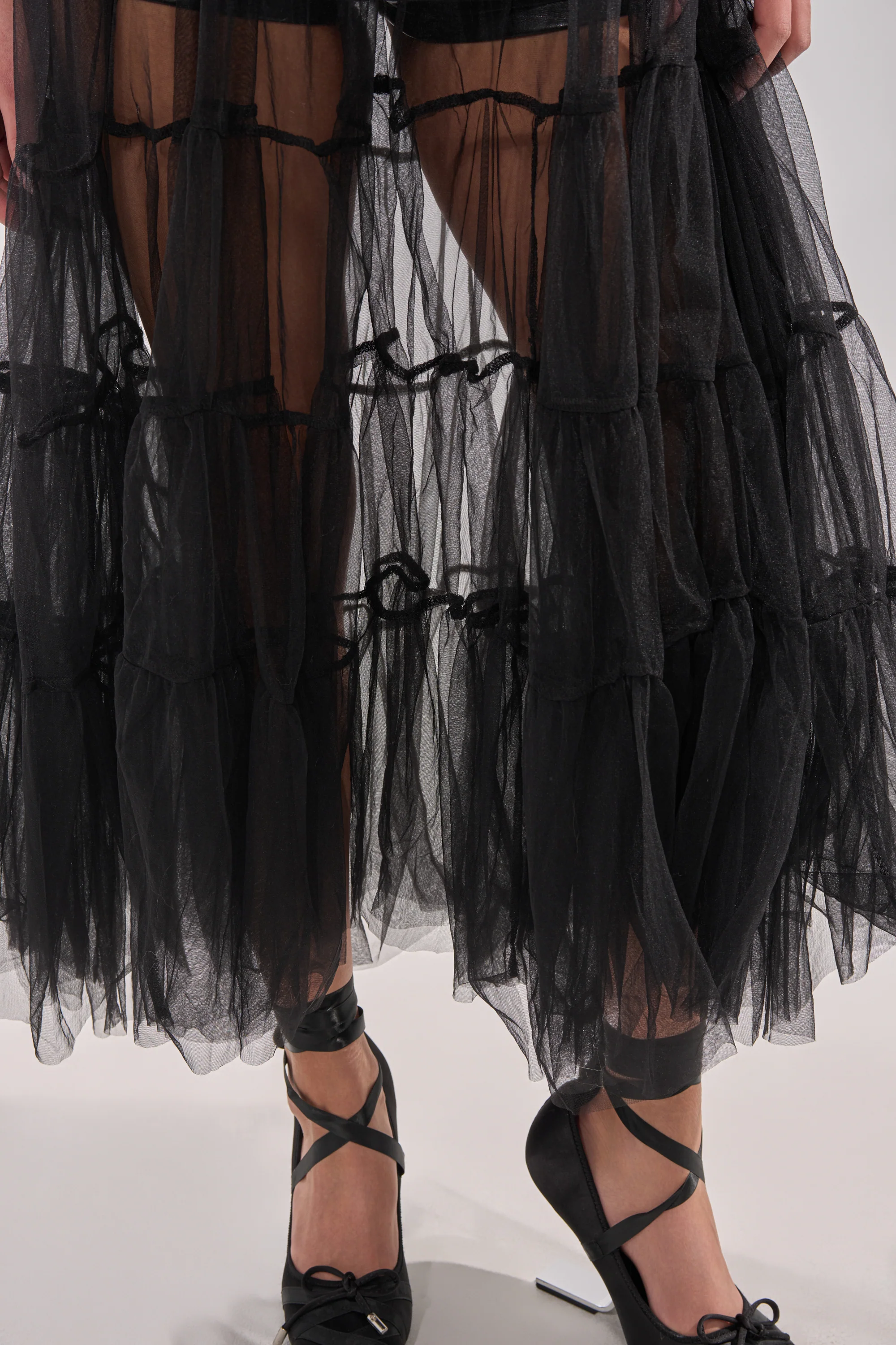 PERFECT FOR LAYERING TULLE MAXI DRESS - Image 7
