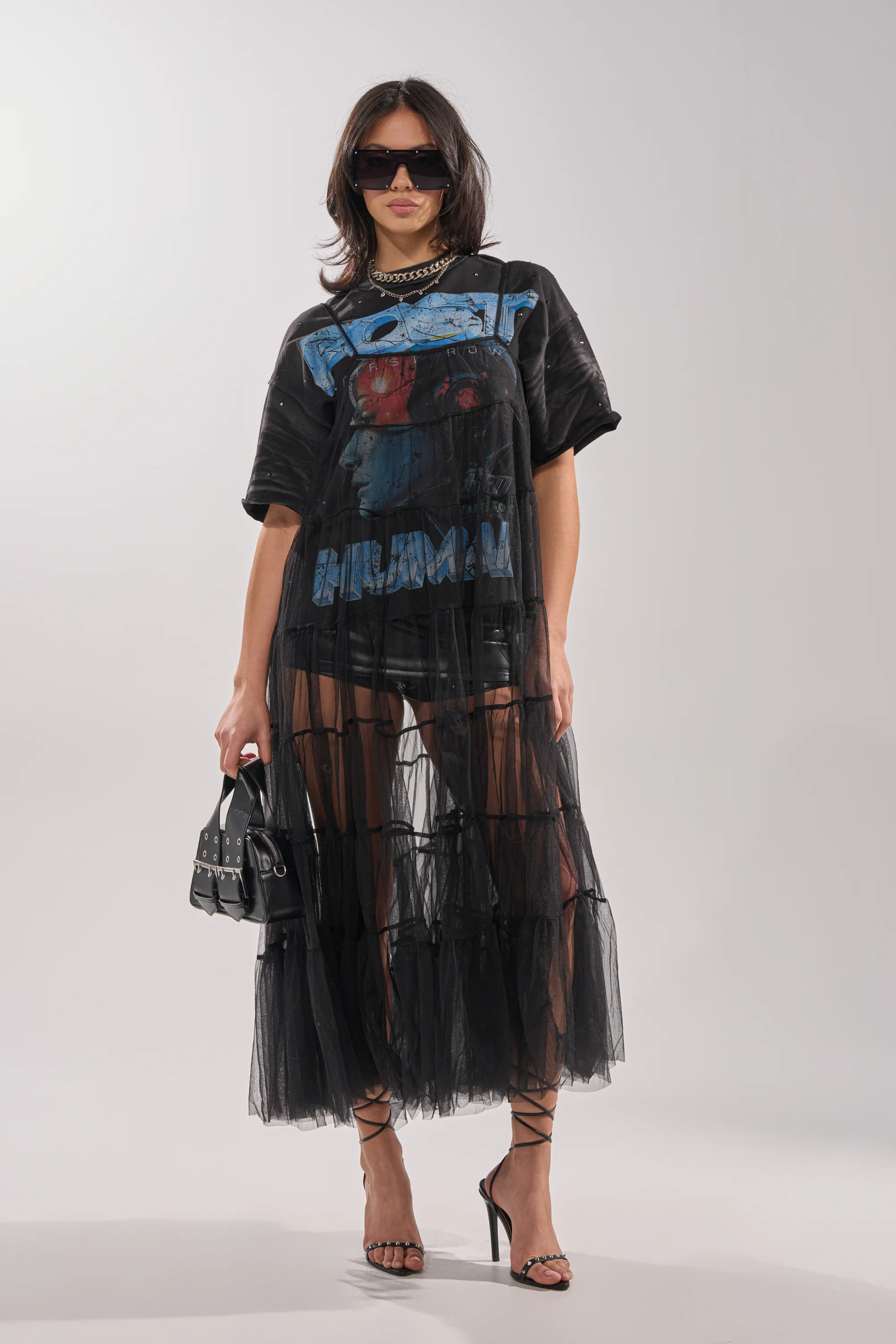 PERFECT FOR LAYERING TULLE MAXI DRESS - Image 8