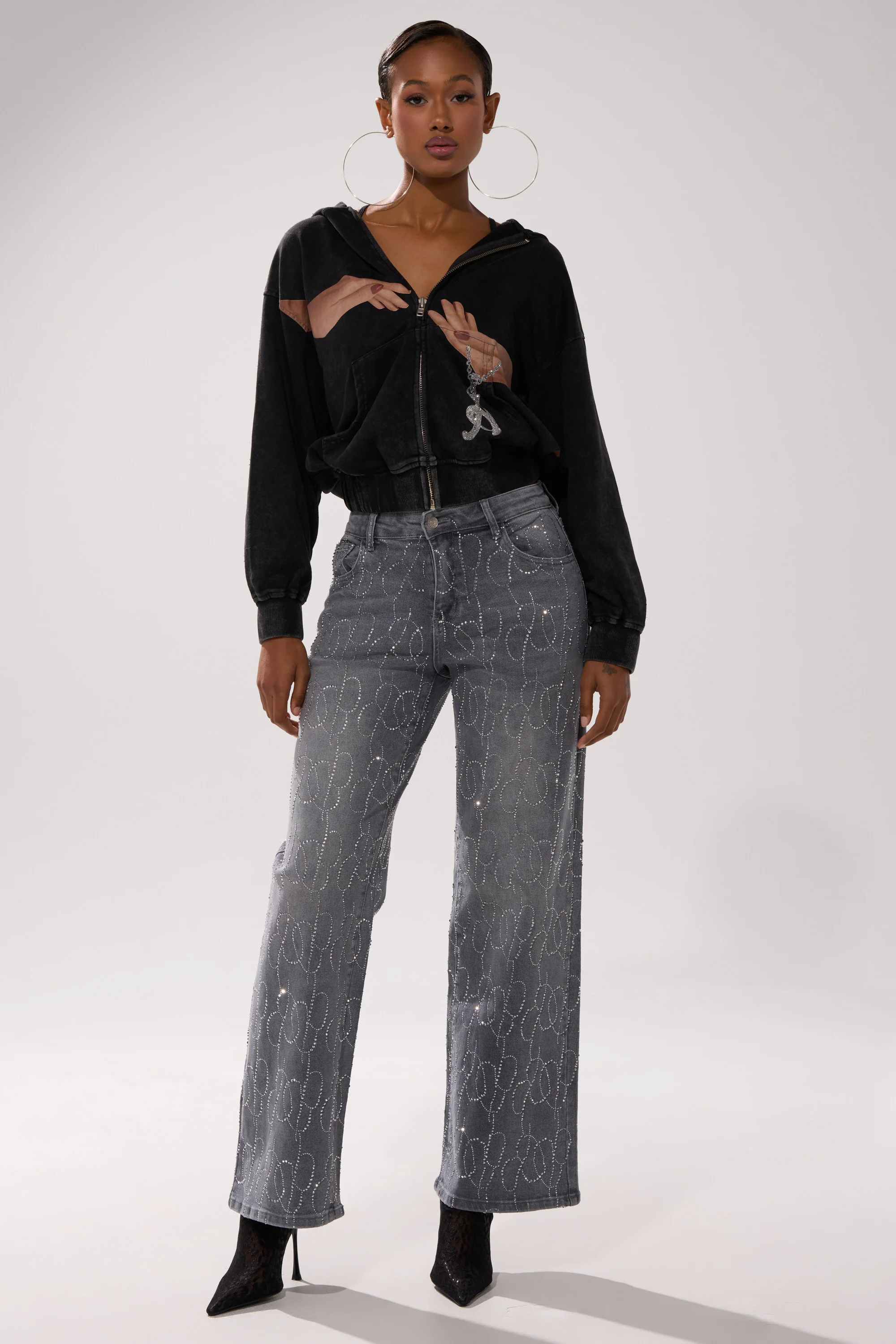 PERFECT LIKE ME EMBELLISHED DENIM - Image 6