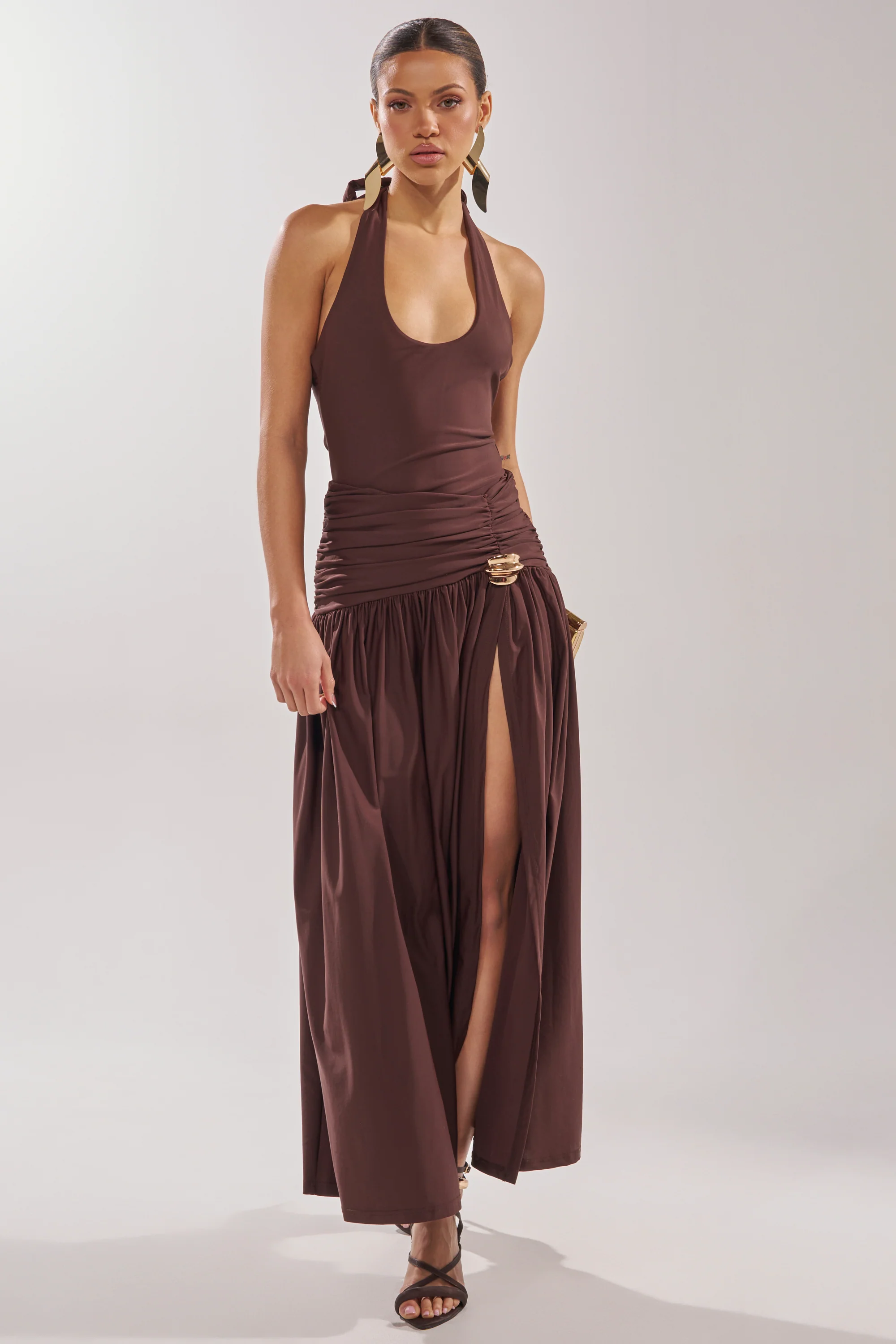PERFECT RUCHED MAXI SKIRT - Image 10