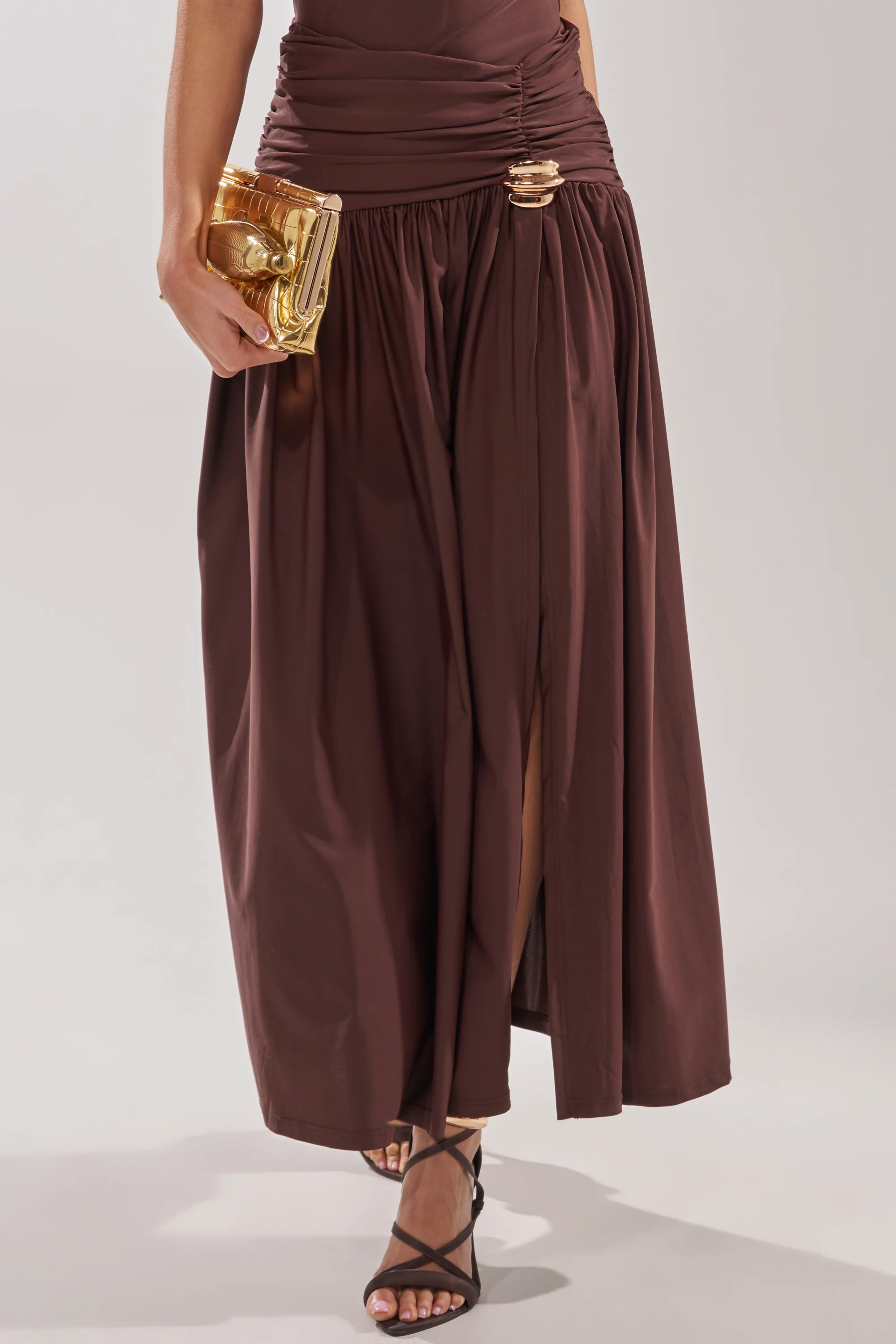 PERFECT RUCHED MAXI SKIRT - Image 4