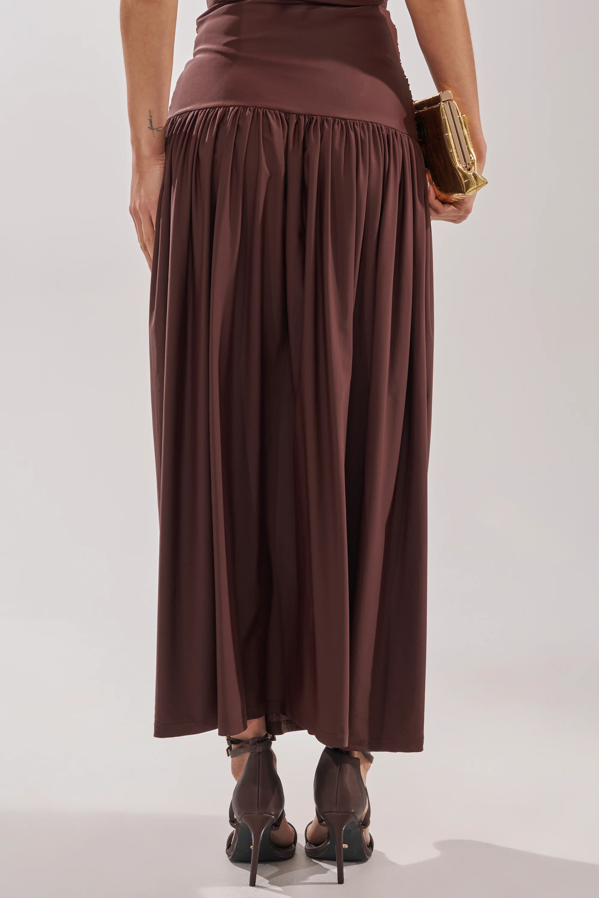 PERFECT RUCHED MAXI SKIRT - Image 6