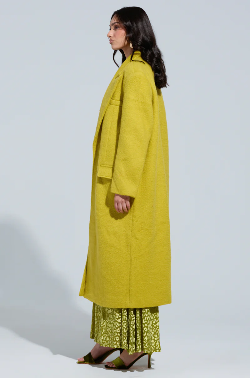 PHOEBE OVERSIZED TRENCH IN GREEN - Image 4