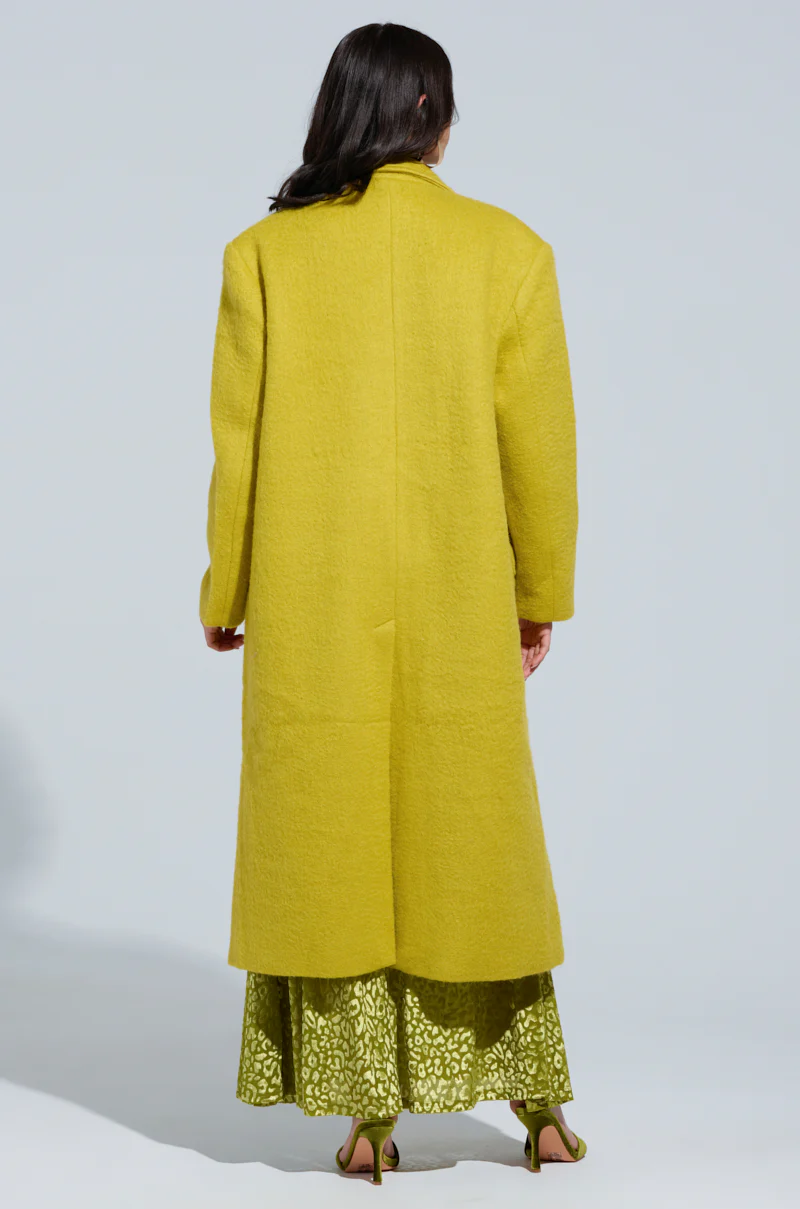 PHOEBE OVERSIZED TRENCH IN GREEN - Image 5