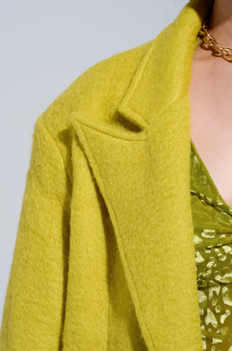 PHOEBE OVERSIZED TRENCH IN GREEN - Image 6