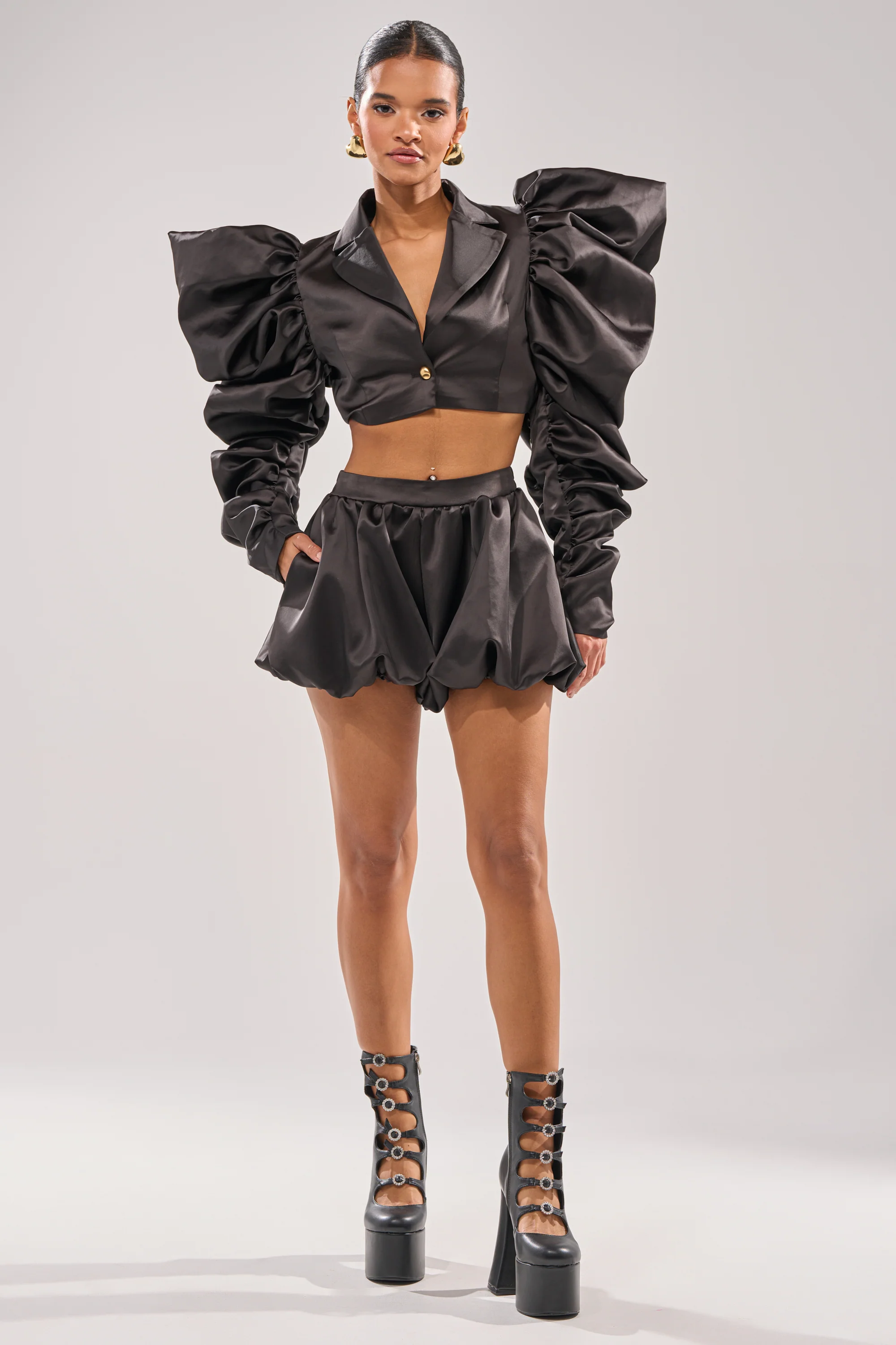 PHOEBE PUFF SLEEVE BLAZER - Image 7