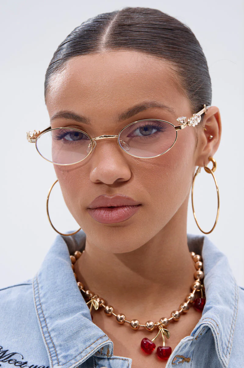 PIERCED VIBES CLEAR GLASSES - Image 2
