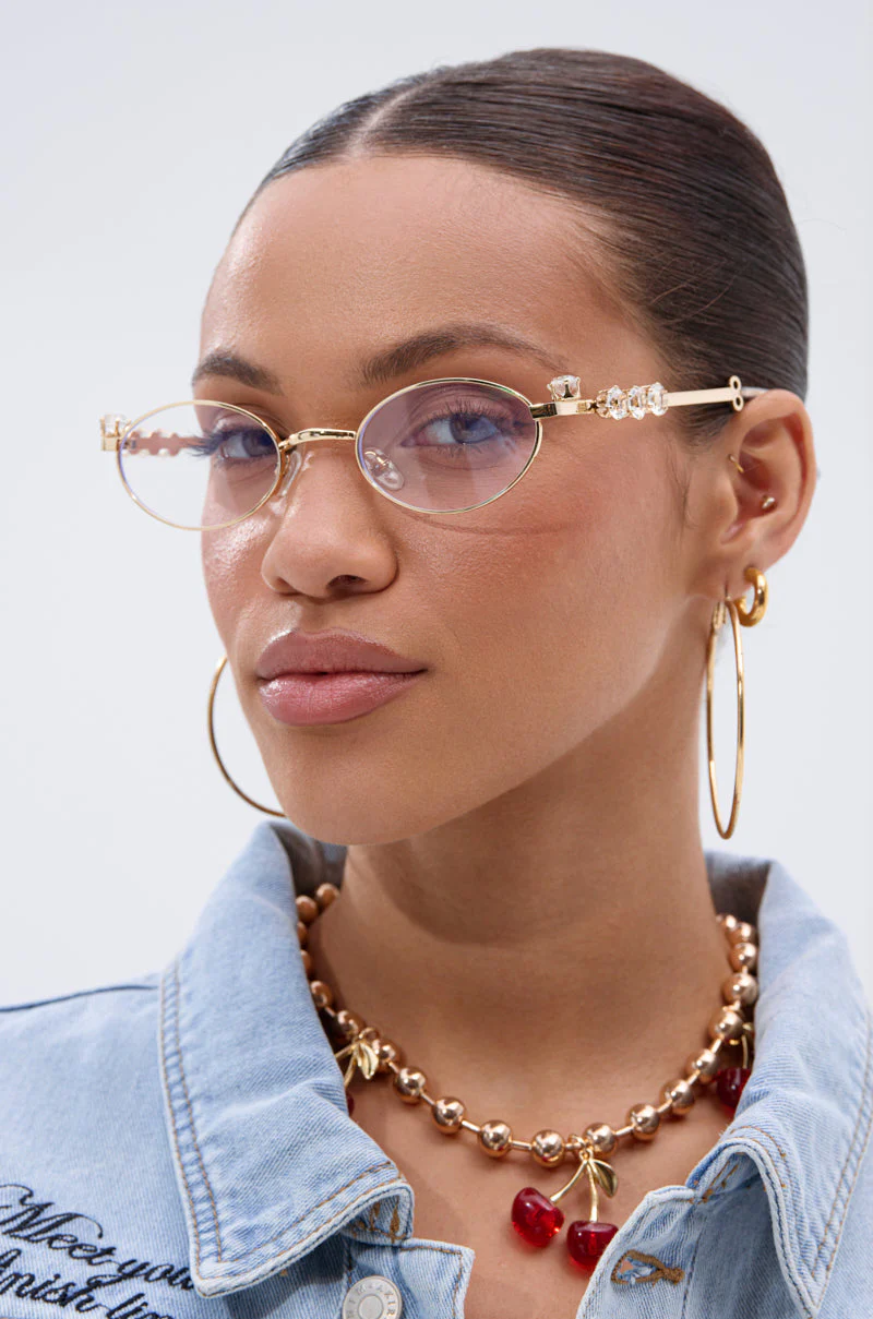 PIERCED VIBES CLEAR GLASSES - Image 3