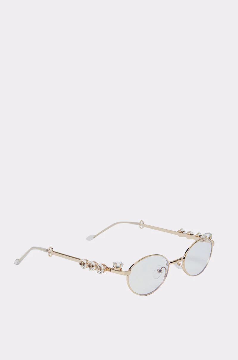 PIERCED VIBES CLEAR GLASSES - Image 4