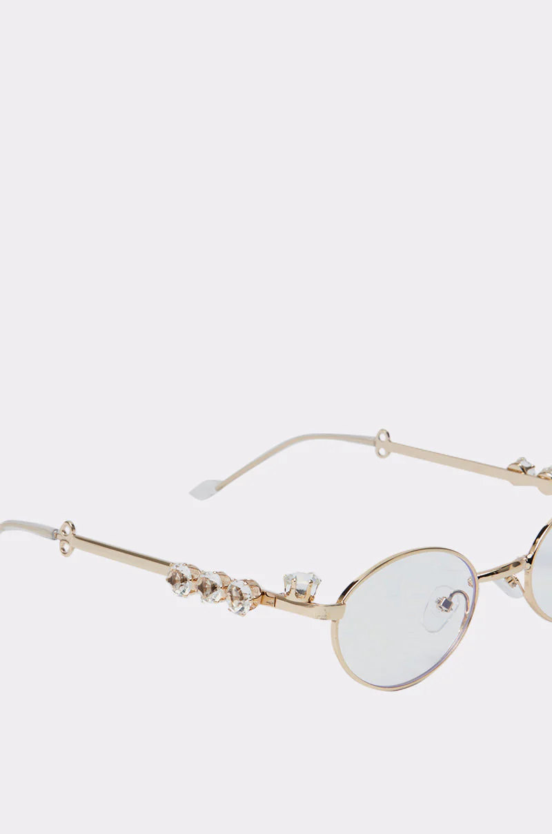 PIERCED VIBES CLEAR GLASSES - Image 5