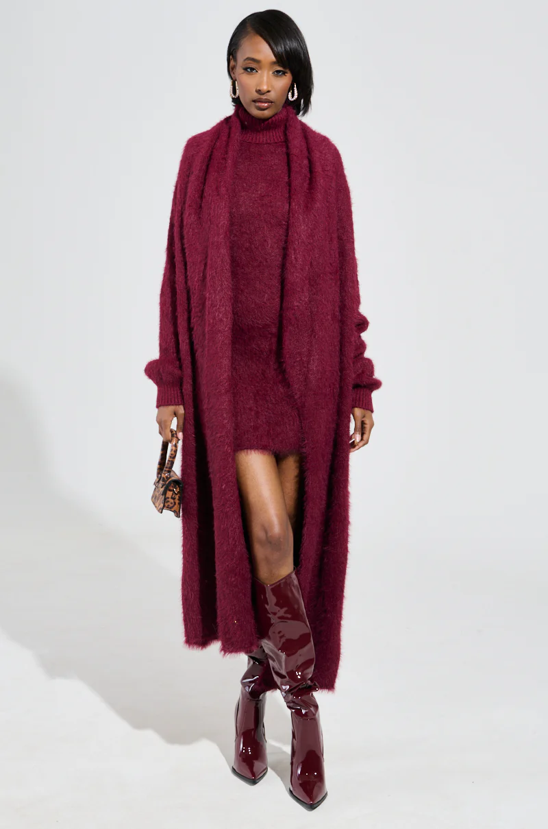 PINKY PROMISE SOFT KNIT MINI DRESS - Image 10