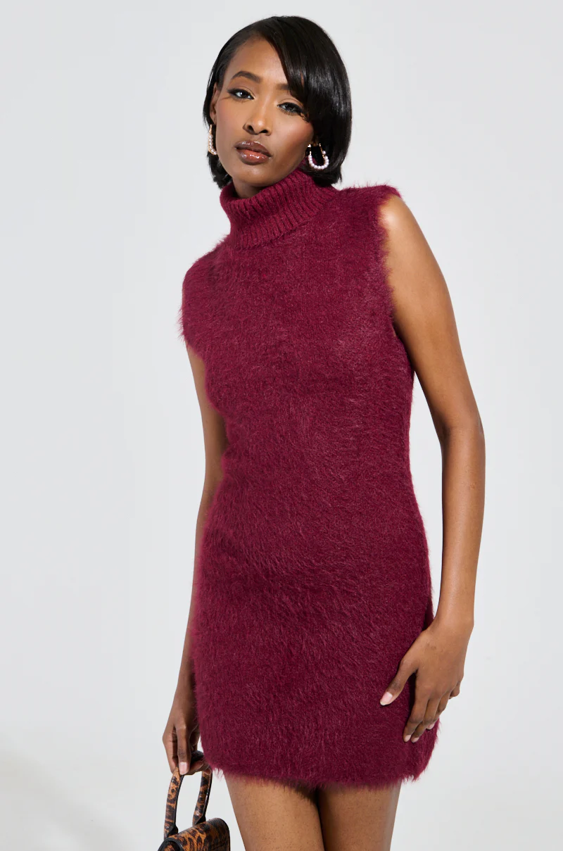 PINKY PROMISE SOFT KNIT MINI DRESS - Image 2