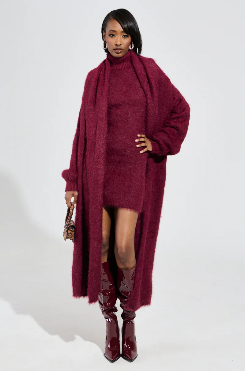 PINKY PROMISE SOFT KNIT MINI DRESS - Image 8