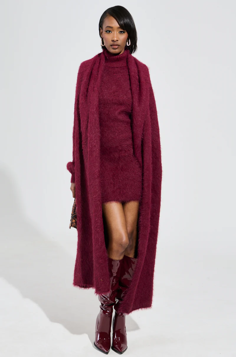 PINKY PROMISE SOFT KNIT MINI DRESS - Image 9