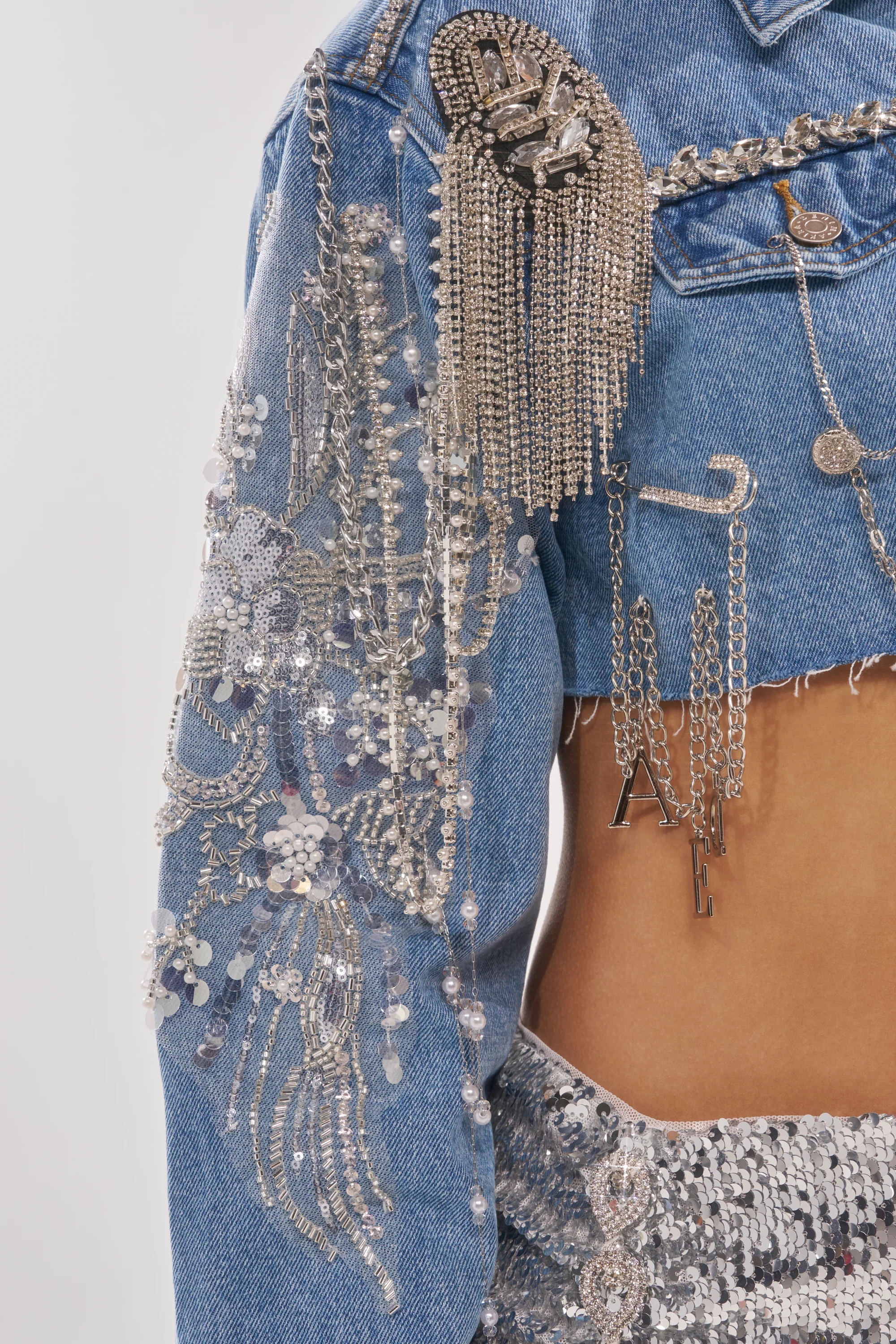 PIPER EMBELLISHED DENIM JACKET - Image 15