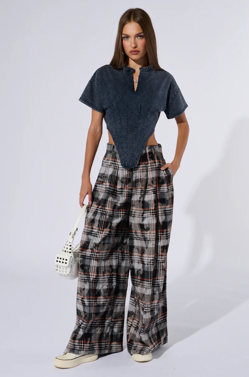 PLAID SWAGGER SLACKS - Image 5