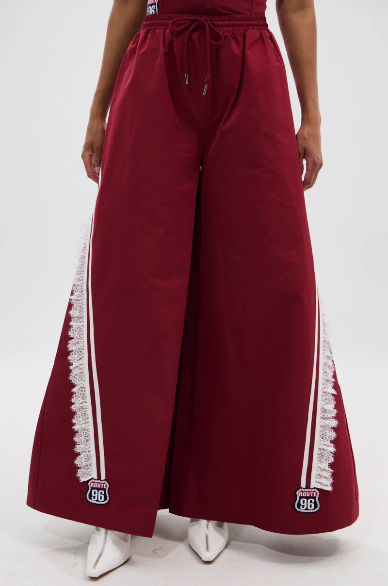 PLAY TIME IS OVER OVERSIZED TRACK PANT - Image 3