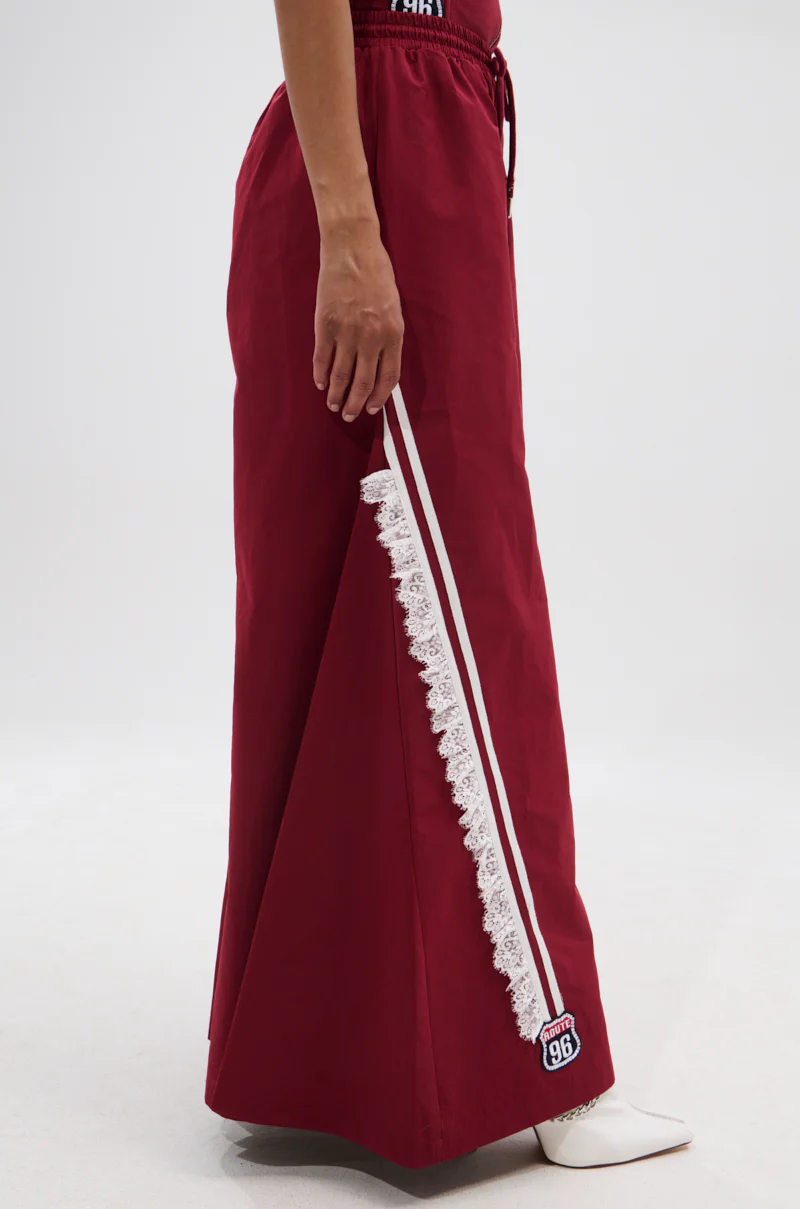 PLAY TIME IS OVER OVERSIZED TRACK PANT - Image 4