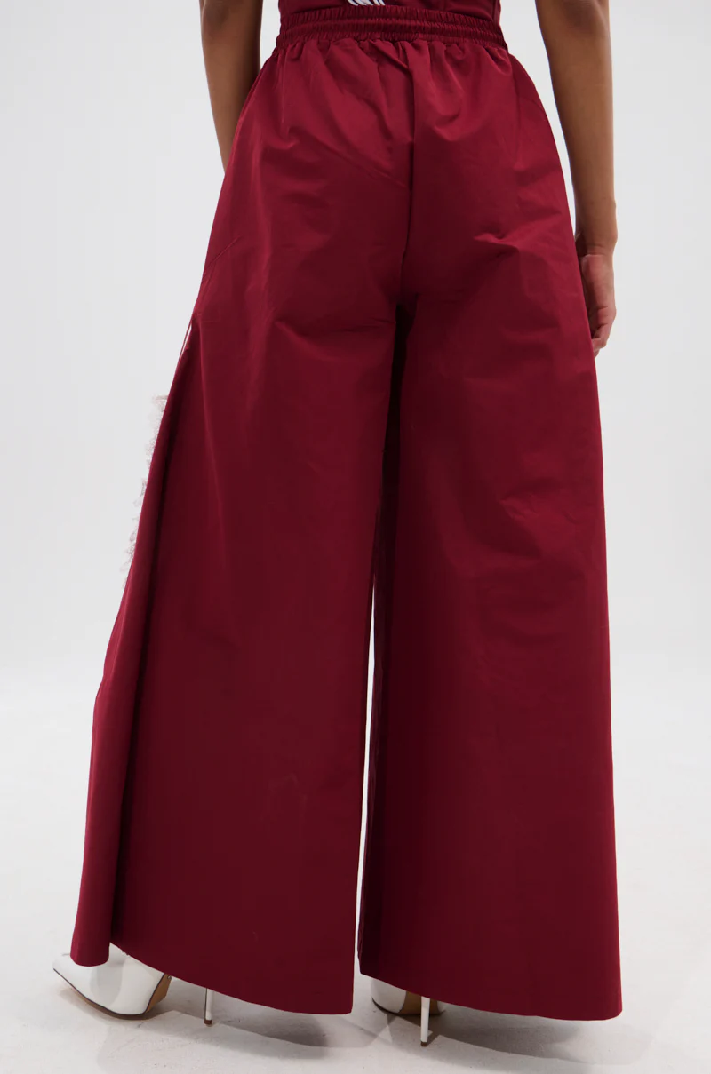 PLAY TIME IS OVER OVERSIZED TRACK PANT - Image 5