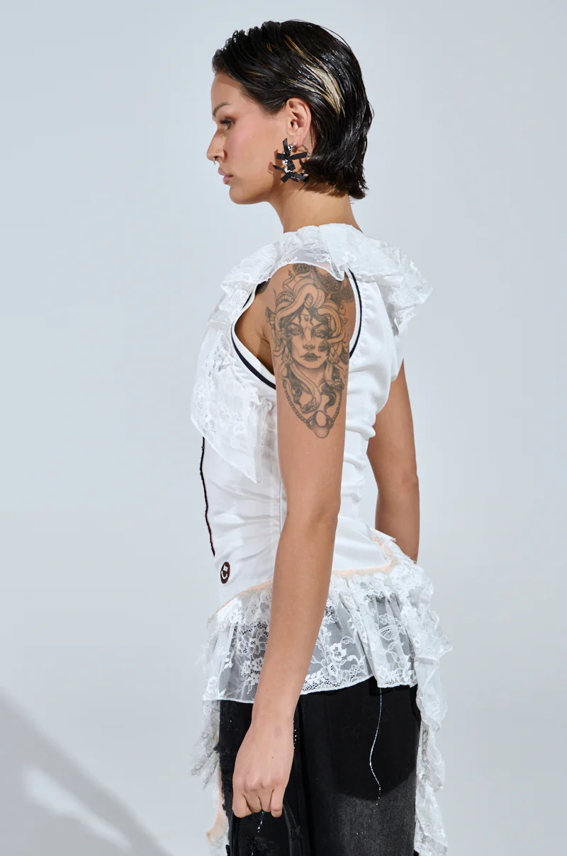 PLAY WITH MY HEART RUFFLE JERSEY - Image 3