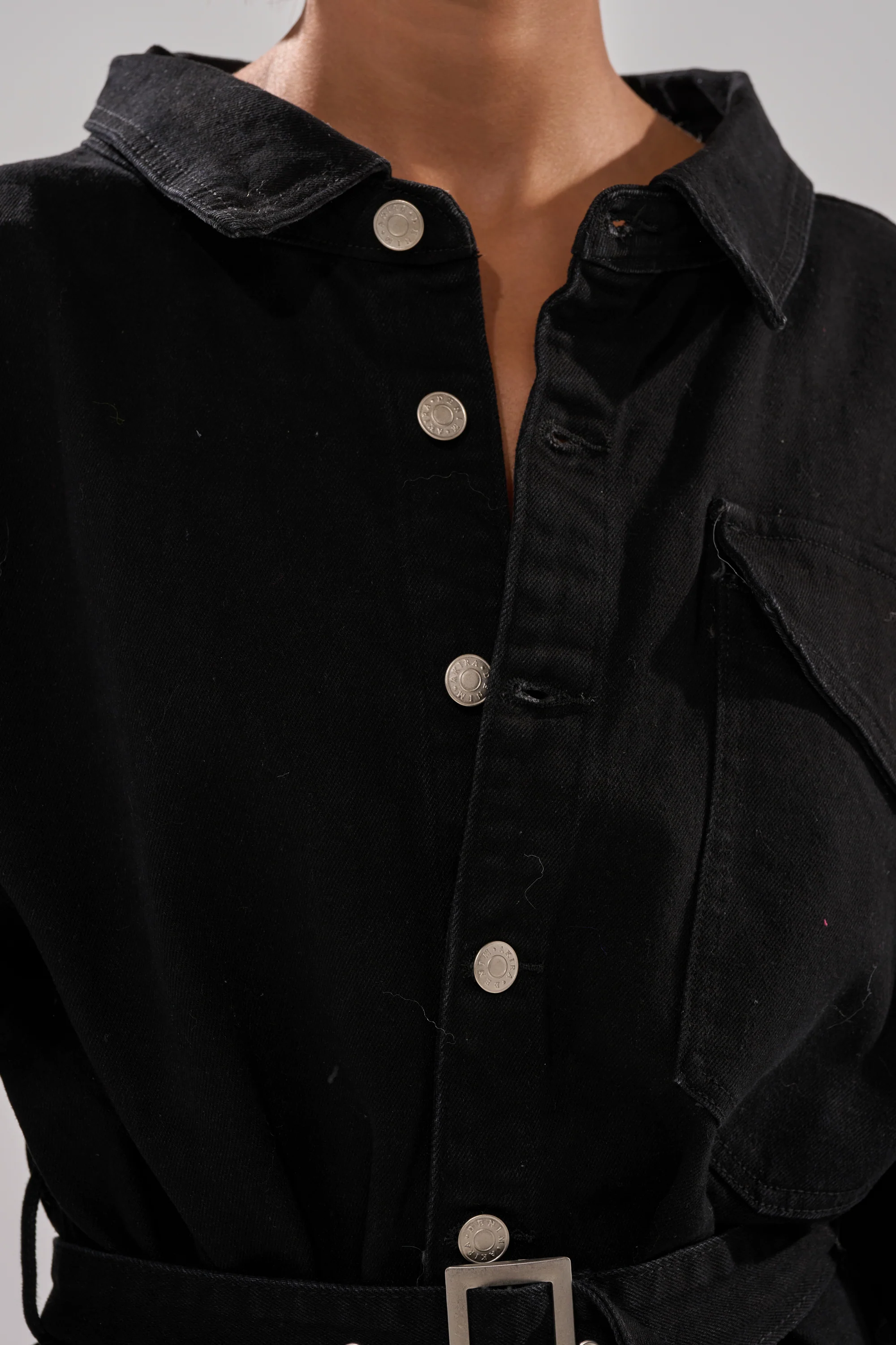 PLAY YOUR CARDS RIGHT DENIM JUMPSUIT WITH GROMMETS - Image 6