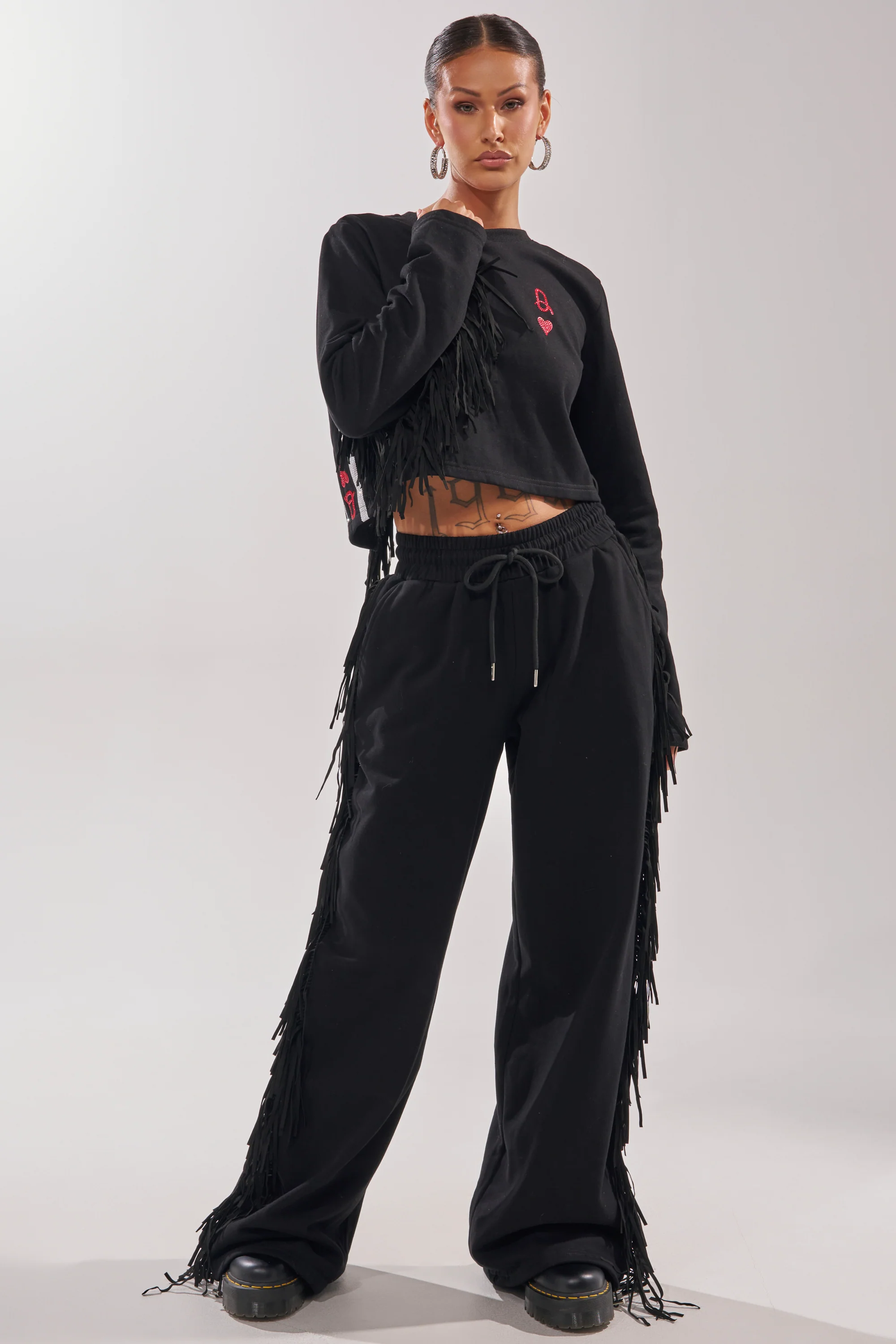 PLAYING CARDS CROP SWEATSHIRT - Image 8