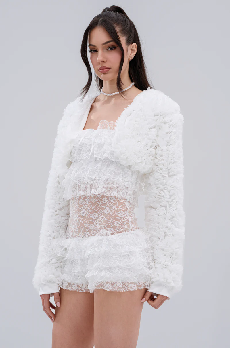PLUME RUFFLE BOLERO - Image 2