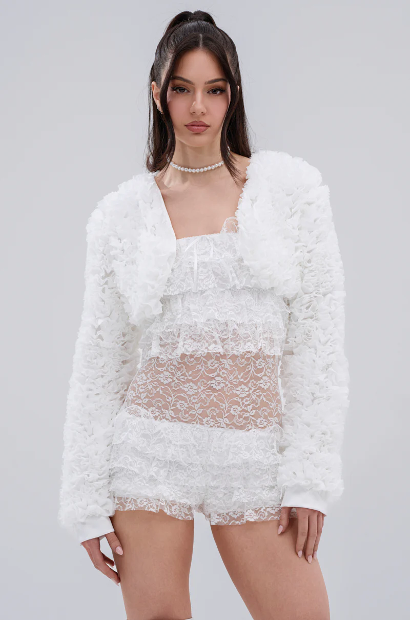 PLUME RUFFLE BOLERO - Image 3