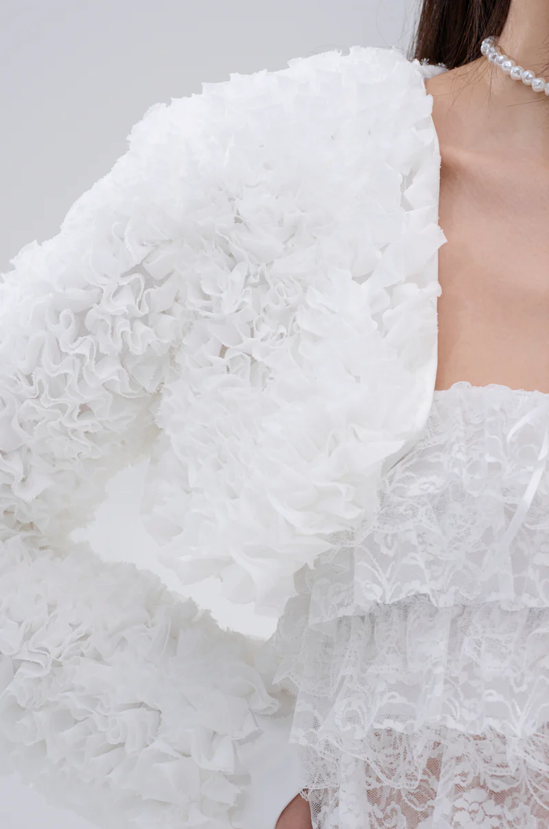 PLUME RUFFLE BOLERO - Image 8