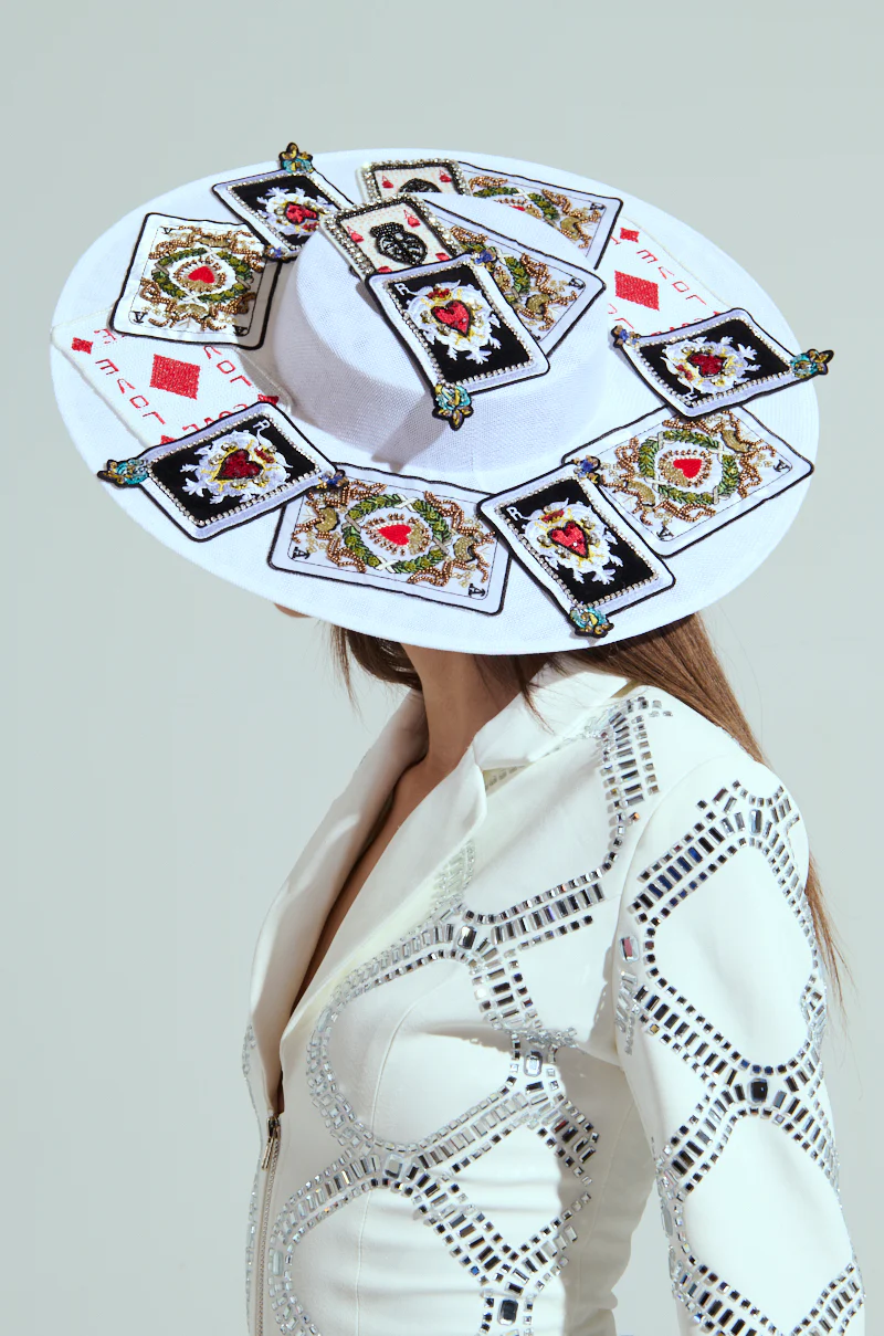 POKER FACE CLIP ON HAT - Image 3