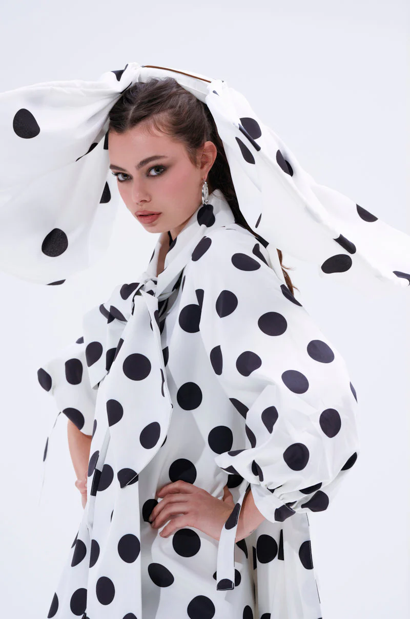 POLKA DOT IT HAIR BOW - Image 2