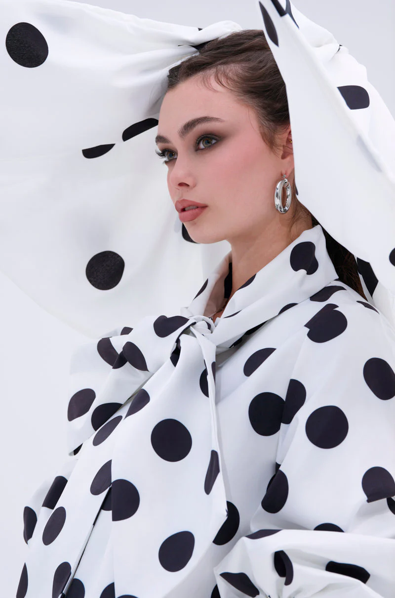 POLKA DOT IT HAIR BOW - Image 3