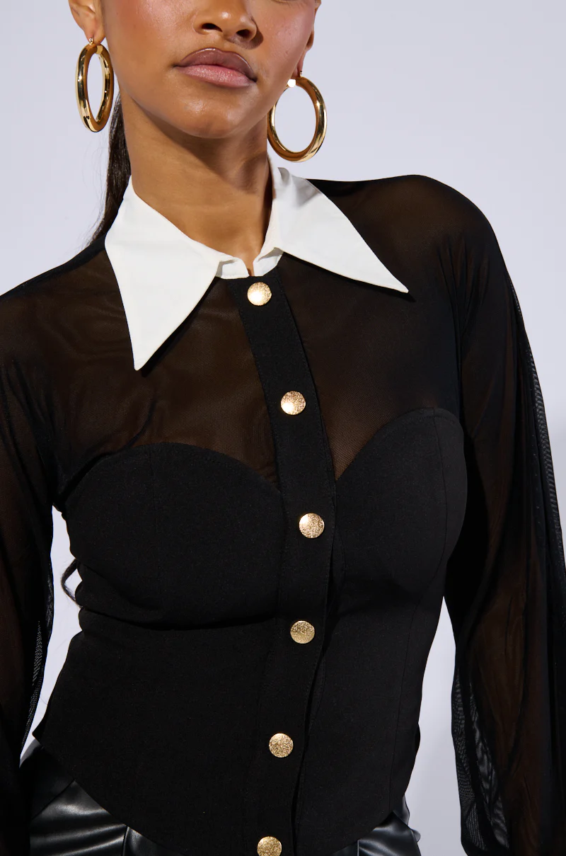POOKIE BUTTON DOWN TOP - Image 6