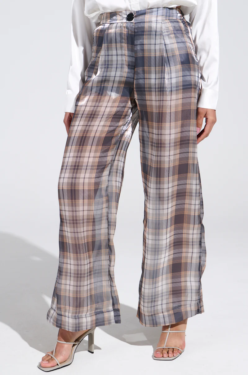 PLAID ABOUT YOU SHEER PANT - Image 2