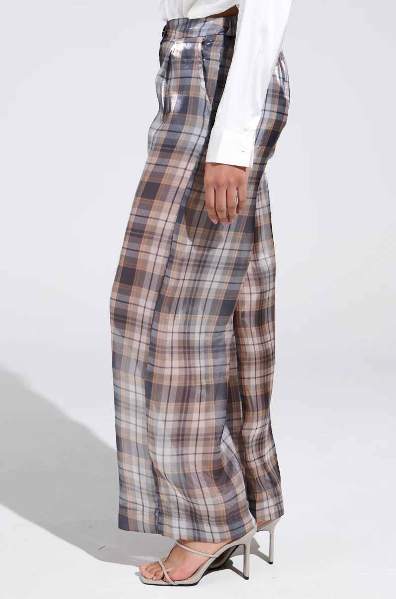 PLAID ABOUT YOU SHEER PANT - Image 4