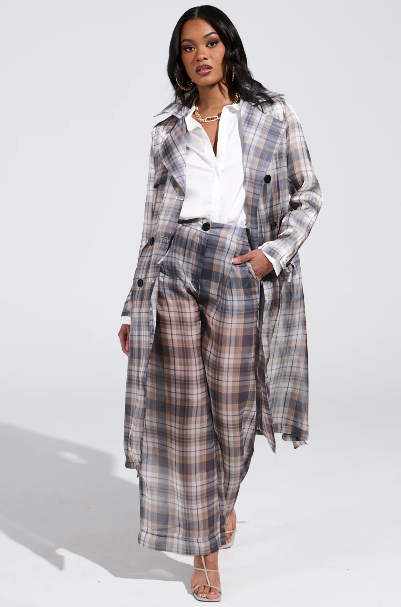 PLAID ABOUT YOU SHEER PANT - Image 7
